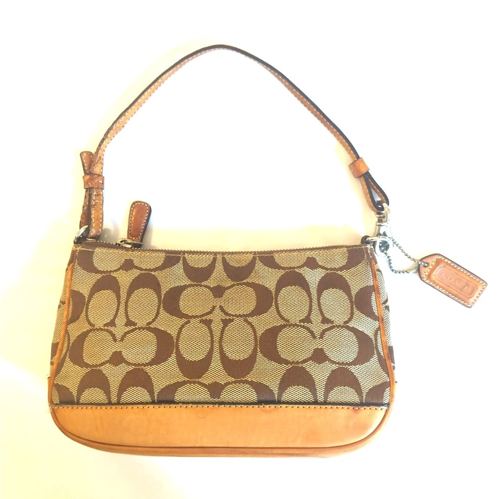 Y2K Vtg Coach Signature C Canvas Demi Shoulder Bag No. 6094 Timeless Appeal